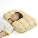 Fluffy Pillow Breathable Cute Pineapple Puff Pillow for Bedroom Sofa - Yellow