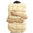 Fluffy Pillow Breathable Cute Pineapple Puff Pillow for Bedroom Sofa - Yellow