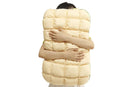 Fluffy Pillow Breathable Cute Pineapple Puff Pillow for Bedroom Sofa - Yellow