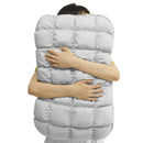 Fluffy Pillow Breathable Cute Pineapple Puff Pillow for Bedroom Sofa - White
