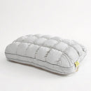 Fluffy Pillow Breathable Cute Pineapple Puff Pillow for Bedroom Sofa - Grey