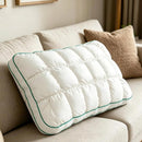 Fluffy Pillow Breathable Cute Pineapple Puff Pillow for Bedroom Sofa - Grey