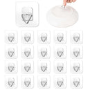 20 PCS Wall Plate Hangers Adhesive Picture Hangers for Paintings