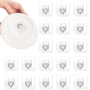20 PCS Wall Plate Hangers Adhesive Picture Hangers for Paintings