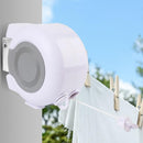 Double Line Retractable Clothesline Wall Mounted Laundry Drying Rack 15m