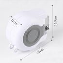 Double Line Retractable Clothesline Wall Mounted Laundry Drying Rack 15m