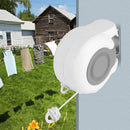 Double Line Retractable Clothesline Wall Mounted Laundry Drying Rack 15m
