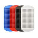 4 Pack Silicone Mini Ice Cube Trays 1cm Crushed Ice Maker Stackable Mold