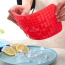 4 Pack Silicone Mini Ice Cube Trays 1cm Crushed Ice Maker Stackable Mold