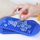 4 Pack Silicone Mini Ice Cube Trays 1cm Crushed Ice Maker Stackable Mold