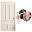 Hidden Door Lock Invisible Latch Double Sided Privacy Lock for Bedroom Bathroom Stainless Steel - Red Bronze