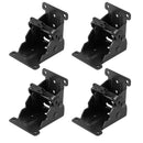 4Pcs 90 Degree Self Locking Folding Hinge for Tables Chairs and Workbenches - Black