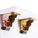 4Pcs 90 Degree Self Locking Folding Hinge for Tables Chairs and Workbenches - Gold