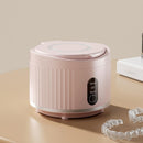 Portable Rechargeable Ultrasonic Retainer Cleaner with 3 Modes for Dentures Aligner Jewelry - Pink
