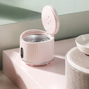Portable Rechargeable Ultrasonic Retainer Cleaner with 3 Modes for Dentures Aligner Jewelry - Pink