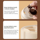 Portable Cold Brew Coffee Cup With Ice Tray Summer Drink Travel Mug