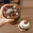 Portable Cold Brew Coffee Cup With Ice Tray Summer Drink Travel Mug
