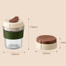 Portable Cold Brew Coffee Cup With Ice Tray Summer Drink Travel Mug