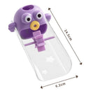 Cartoon Faucet Extender for Kids with Anti-Splash Water Guide—Purple