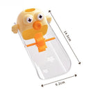Cartoon Faucet Extender for Kids with Anti-Splash Water Guide—Yellow