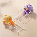 Cartoon Faucet Extender for Kids with Anti-Splash Water Guide—Yellow