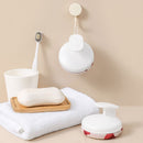 Hand‑held Bath Scrubber Labor‑Saving Exfoliating Body Brush With 2 Replaceable Pads