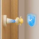 flower Door Handle Bumper Silicone Anti-Collision Door Stopper—Green