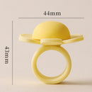 flower Door Handle Bumper Silicone Anti-Collision Door Stopper—Green