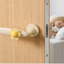 flower Door Handle Bumper Silicone Anti-Collision Door Stopper—Yellow
