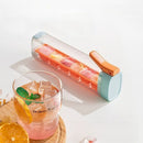 One-Hand Press Ice Tray 6-Grid Food-Grade Ice Cube Maker Storage Box—Green