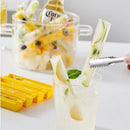 French Fries Shape Magnetic Long Ice Cube Tray Set Household Stackable Ice Mold