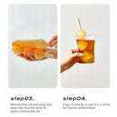 Ice Mold with Straw: 2-in-1 Popsicle & Sphere Ice Cube Maker—Green