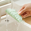Magnetic Anti-Stick Knife Guard Universal Kitchen Slicing Tool for Fruit, Vegetables, and Meat—Green