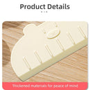 Magnetic Anti-Stick Knife Guard Universal Kitchen Slicing Tool for Fruit, Vegetables, and Meat—Green