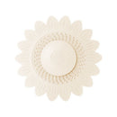 Sunflower Silicone Floor Drain Mat, Anti-Odor, Insect-Proof Sewer Sealing Cover—White
