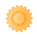 Sunflower Silicone Floor Drain Mat, Anti-Odor, Insect-Proof Sewer Sealing Cover—Yellow