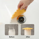 Sunflower Silicone Floor Drain Mat, Anti-Odor, Insect-Proof Sewer Sealing Cover—Yellow