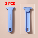2-Piece Home Foot Pedicure Set, Dead Skin and Callus Shaver, Heel File and Remover—Blue