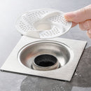 3-Piece Floor Drain Strainer, Bathroom Hair Catcher, Sewer Anti-Clog Drain Cover—Gray