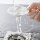 3-Piece Floor Drain Strainer, Bathroom Hair Catcher, Sewer Anti-Clog Drain Cover—Gray