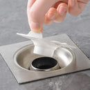 3-Piece Floor Drain Strainer, Bathroom Hair Catcher, Sewer Anti-Clog Drain Cover—Gray