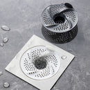 3-Piece Floor Drain Strainer, Bathroom Hair Catcher, Sewer Anti-Clog Drain Cover—Gray