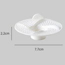 3-Piece Floor Drain Strainer, Bathroom Hair Catcher, Sewer Anti-Clog Drain Cover—White