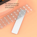 Temporary Parking Phone Number Display-black
