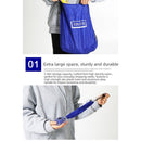 Portable Multifunctional Round Foldable Shopping Bag-orange