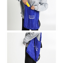 Portable Multifunctional Round Foldable Shopping Bag-orange