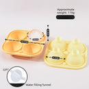 Ice Ball Maker Mold for Whiskey – Sphere Ice Tray, Home Bar Freezer Tool-yellow