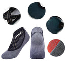 Women's Grip Yoga Socks Non Slip Pilates Socks Combed Cotton Ballet Dance Fitness Exercise Socks One Size 35-40