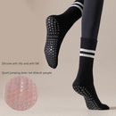 Women's Cotton Grip Yoga Socks Non Slip Pilates Socks Fitness Dance Workout Sports Socks Purple