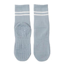 Women's Cotton Grip Yoga Socks Non Slip Pilates Socks Fitness Dance Workout Sports Socks Blue